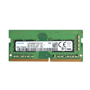 رم لپ تاپ سامسونگ 8GB مدل DDR4 باس 2400 فیلیپین PH M471A1K43CB1-CRC 1728 تایمینگ CL17 کارکرده