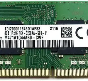 رم لپ تاپ سامسونگ 8GB مدل DDR4 باس 3200 فیلیپین M471A1G44AB0-CWE استوک